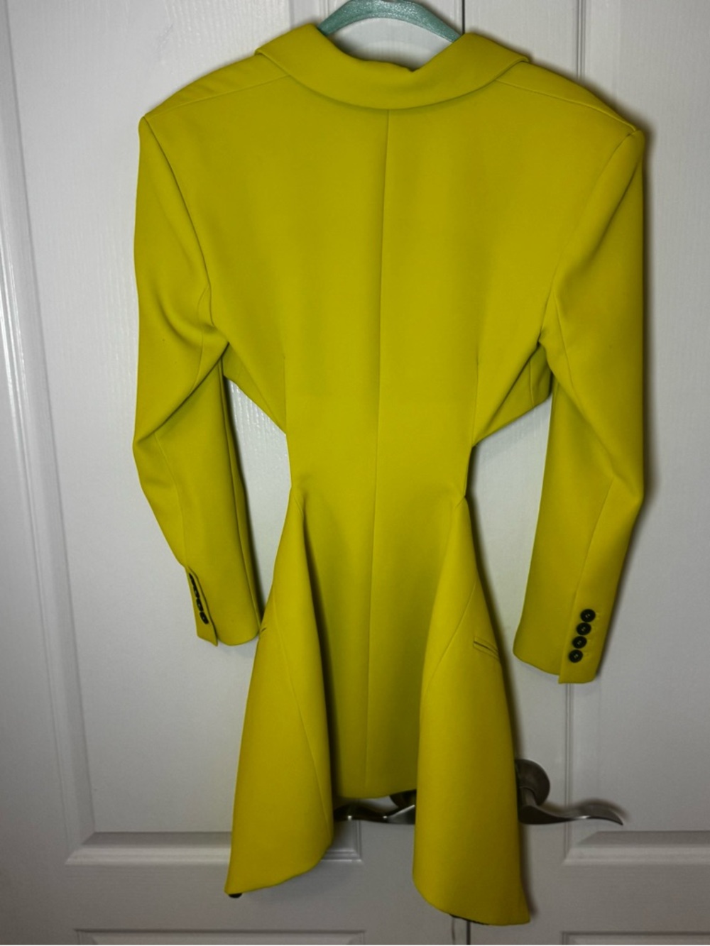 Zara x Purple Magazine Neon Cut Out Blazer Dress - Picture 7 of 8